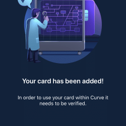 Zakładanie konta Curve: Weryfikacja karty