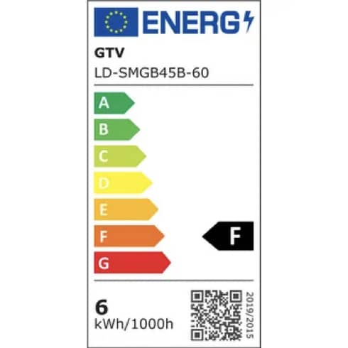 Etykieta energetyczna - Oświetlenie